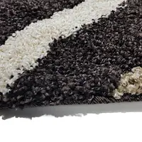 Ворсистий килимок Plush Loop DARK BROWN 8254A