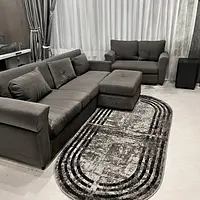 Килим фризе з невисоким ворсом Macio Gray 08559A