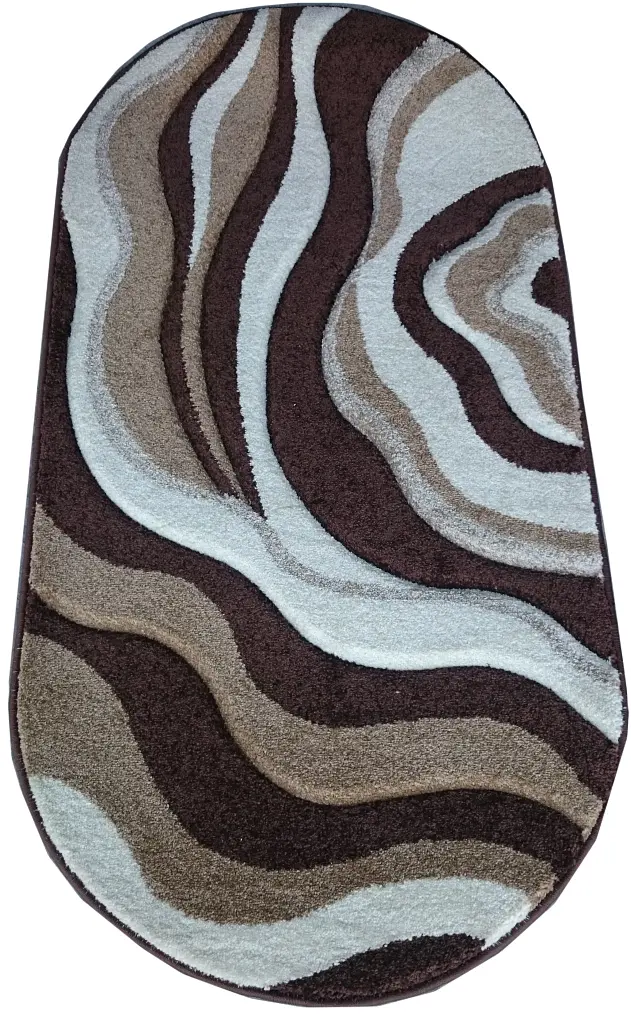 Килим з художньою стрижкою Tropica WHITE 8562А