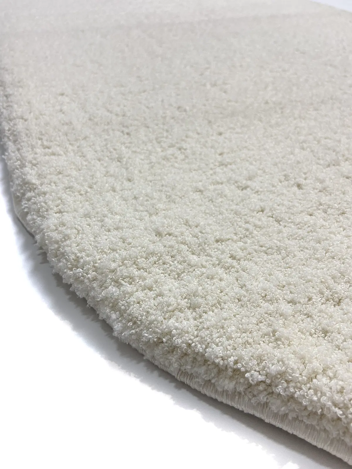 Пухнастий килим Argenta Plush WHITE / WHITE P113A