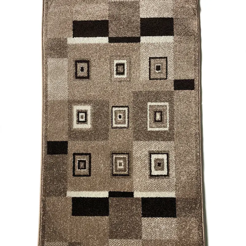Килим фризе з невисоким ворсом Macio бежевий Beige 02664A
