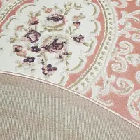 Класичний килим Flora PINK / PINK P658B