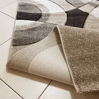 Килим з художньою стрижкою Tropica beige 3492B