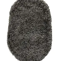 Пухнастий килим Plumis Lux Gray 6365A