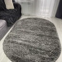 Пухнастий килим Plumis Lux Gray 6365A