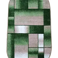 Килим фризе з невисоким ворсом Macio Beige\Green 02626A