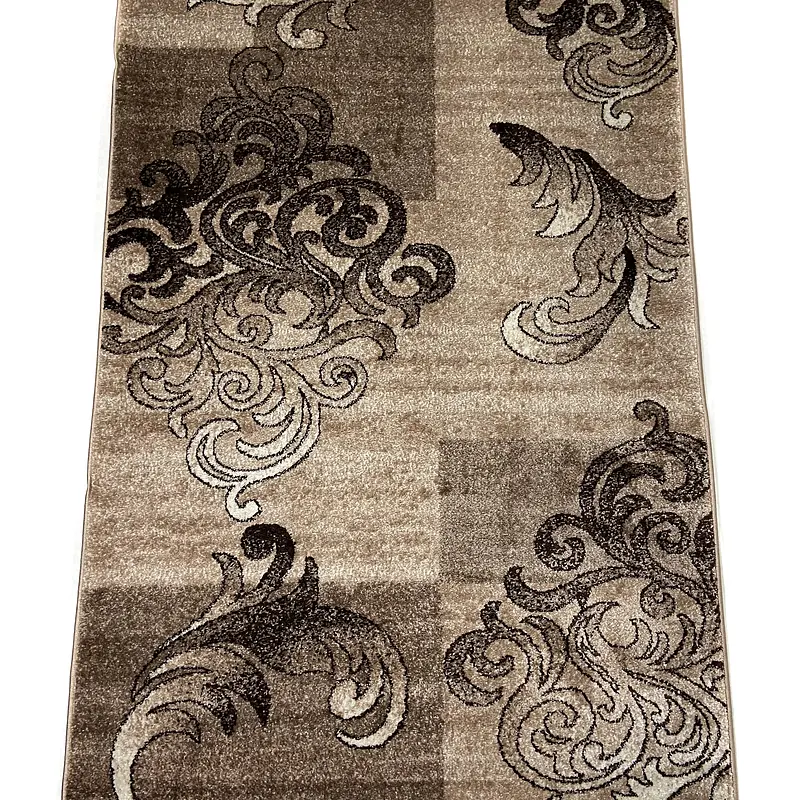Килим фризе з невисоким ворсом Macio Beige 02584A