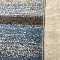 Килим фризе з невисоким ворсом Macio Gray/Blue 02239A