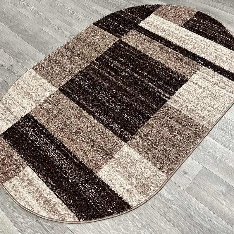 Килим фризе з невисоким ворсом Macio Beige 08551A