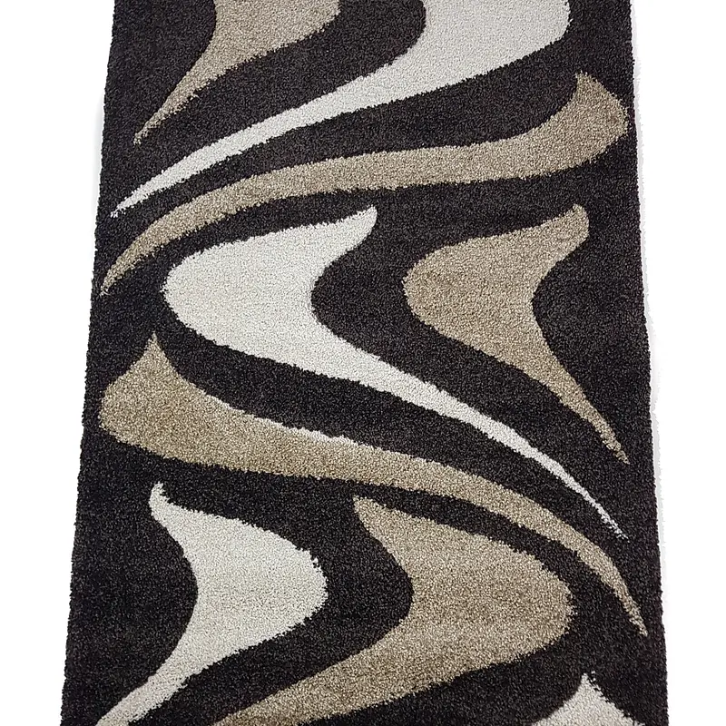 Ворсистий килимок Plush Loop DARK BROWN 8254A