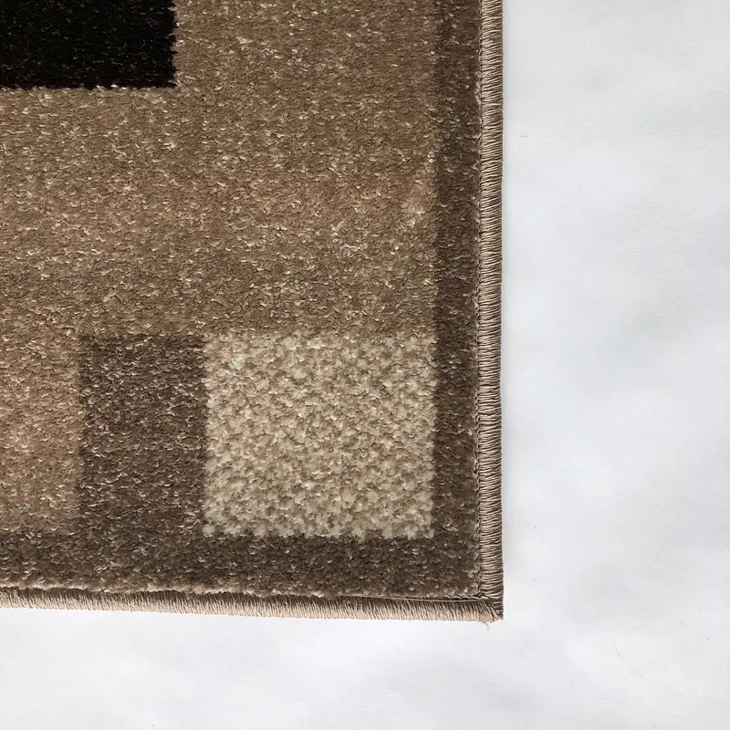 Килим фризе з невисоким ворсом Macio бежевий Beige 02664A