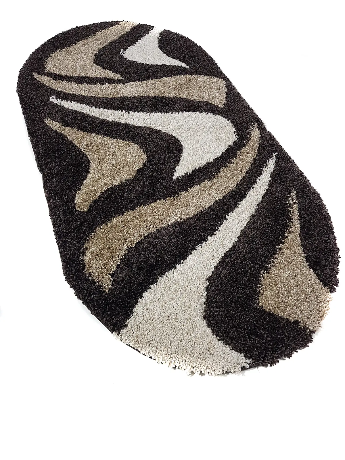 Ворсистий килимок Plush Loop DARK BROWN 8254A