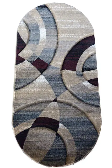 Килим з художньою стрижкою Curlex Pro DARK BEIGE 4332A