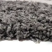 Пухнастий килим Plumis Lux Gray 7368A