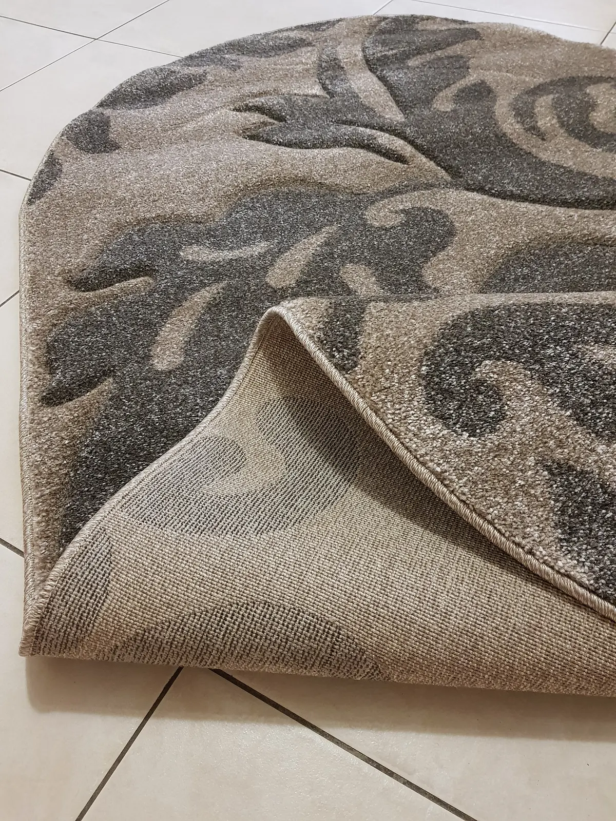 Килим з художньою стрижкою Tropica BEIGE C586A