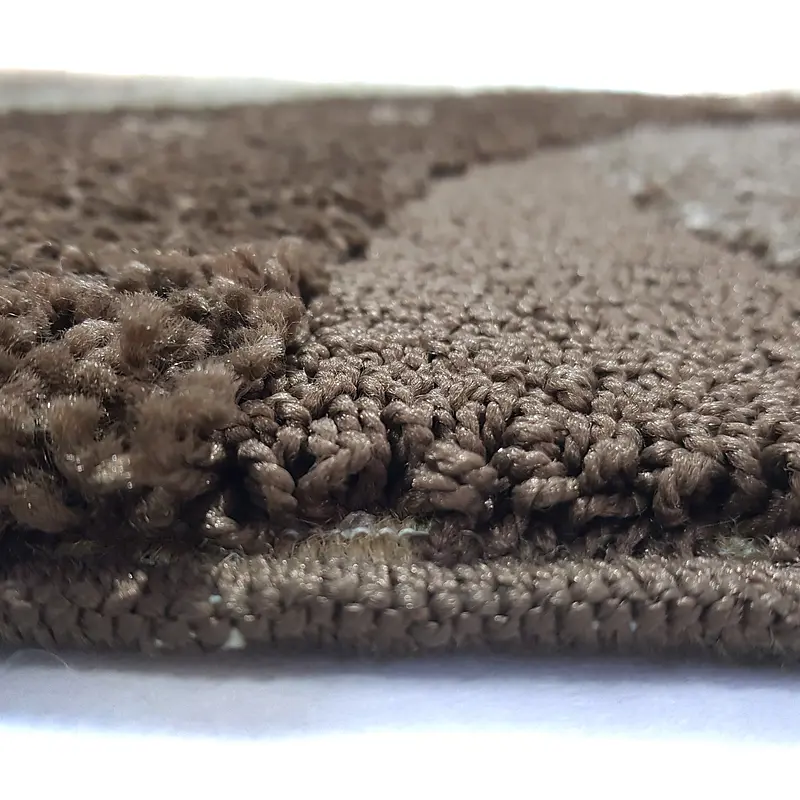 Пухнастий килим Vortax Plush Loop DARK BROWN 7641A
