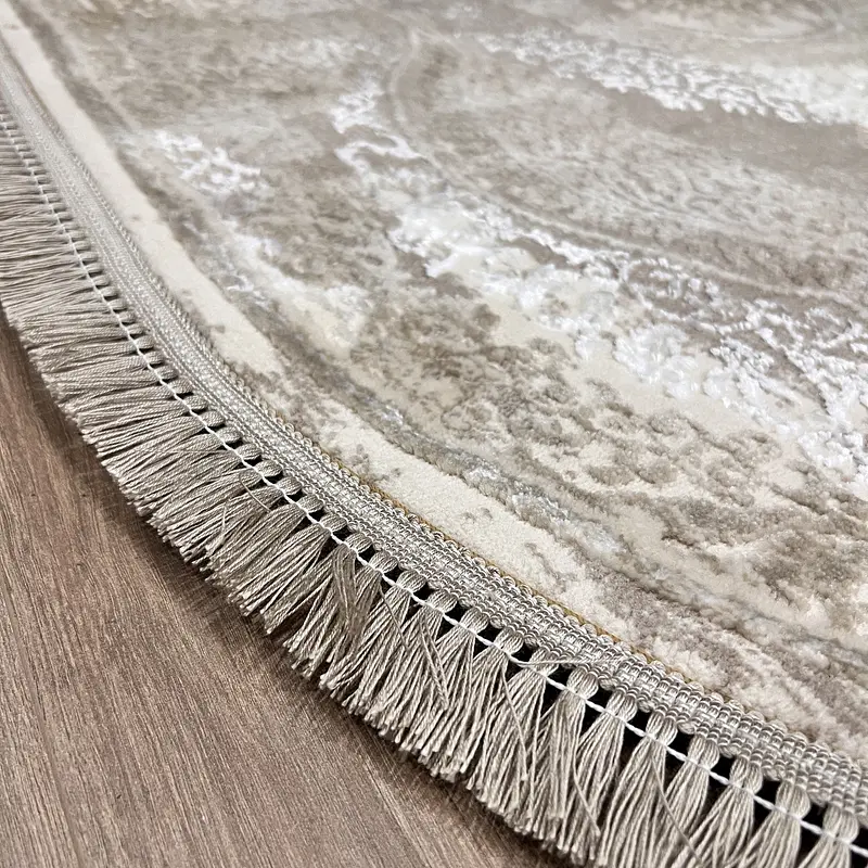 Килим з комбінованим ворсом и термоусадкой Glacia BEIGE 08352A