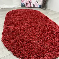 Пухнастий килим Plumis Lux RED 6365A