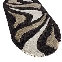 Ворсистий килимок Plush Loop DARK BROWN 8254A