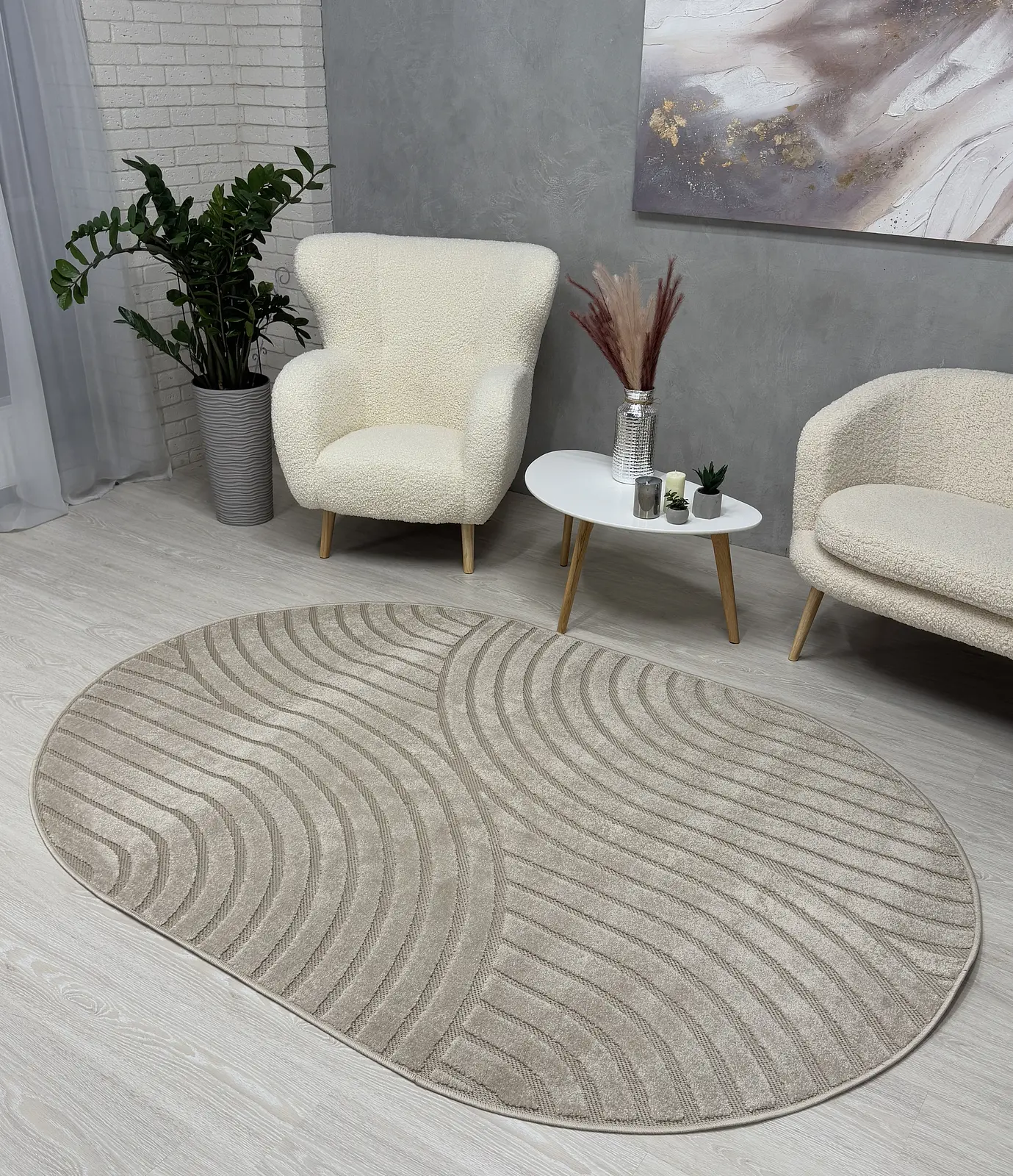 Килим у скандинавському стиле Filira Nord Бежевий 38025/202 BEIGE