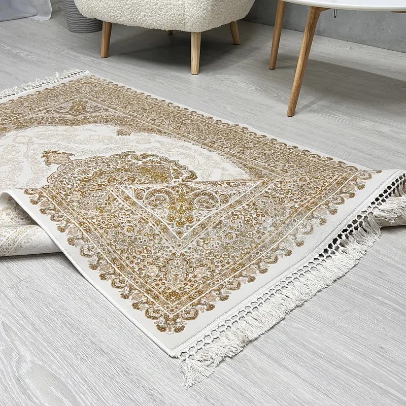 Килим з бамбукової нитки Heritex Imperia Золотий 1770