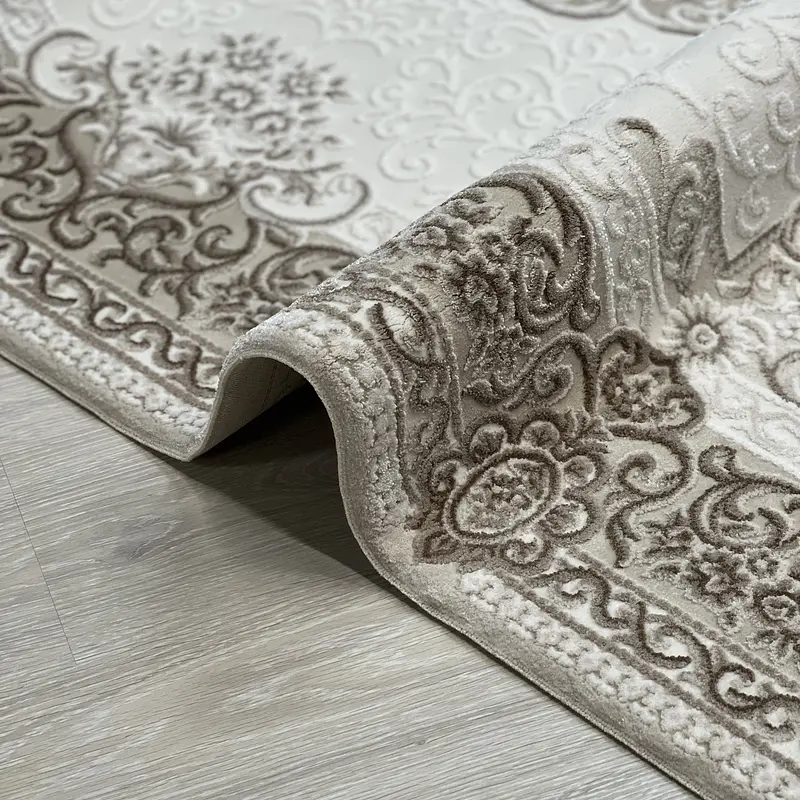 Килим із сучасним дизайном Solano beige / BROWN 8549A