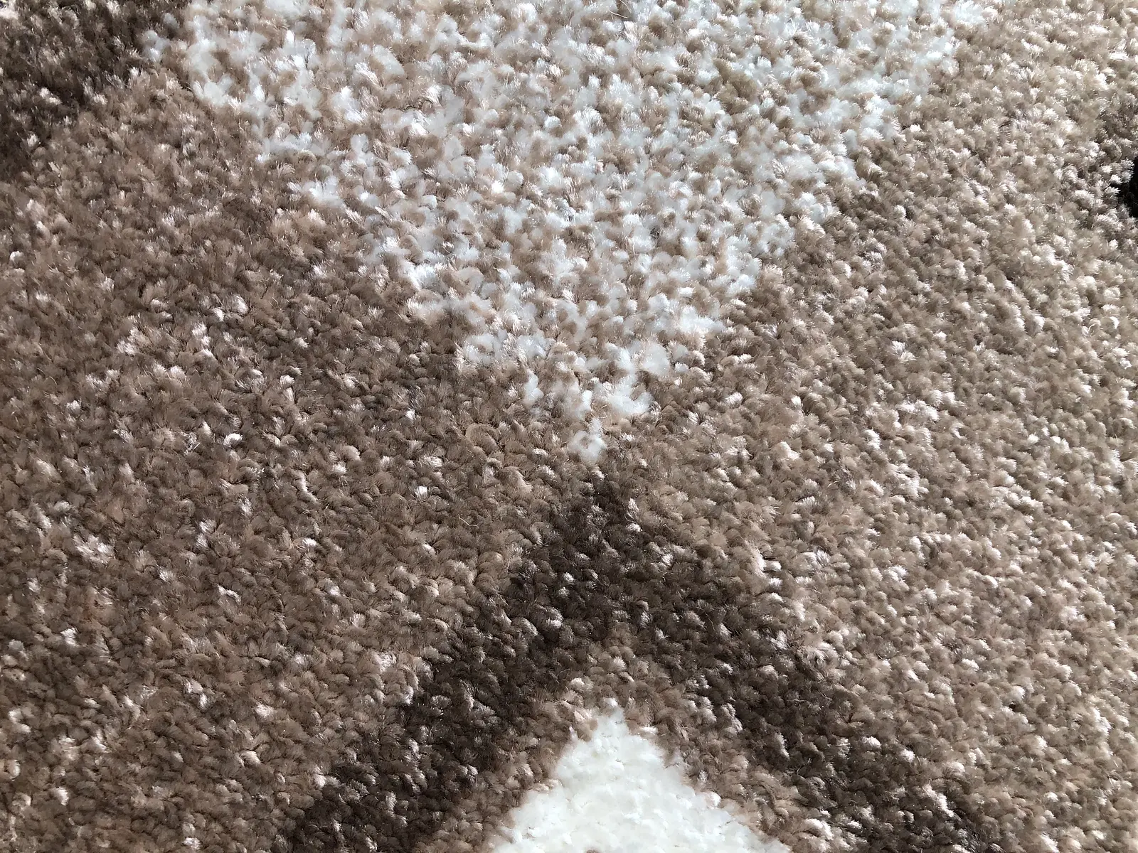 Килим фризе з невисоким ворсом Macio бежевий Beige 02664A