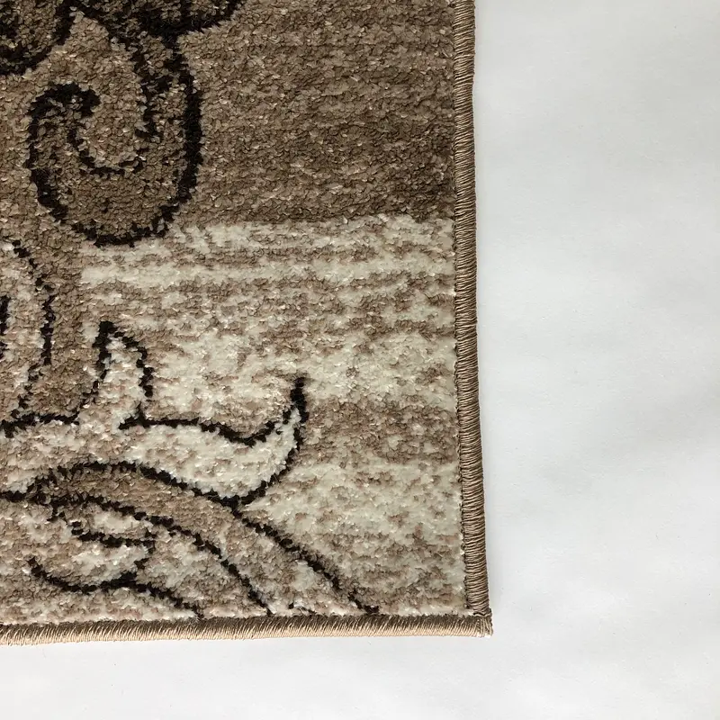 Килим фризе з невисоким ворсом Macio бежевий Beige 03915A