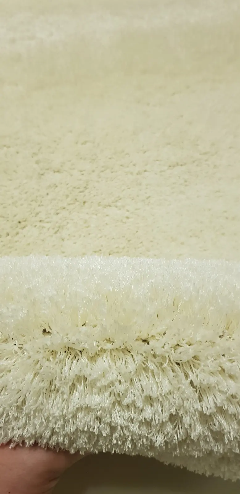 Пухнастий килим Argenta Plush WHITE / WHITE P113A