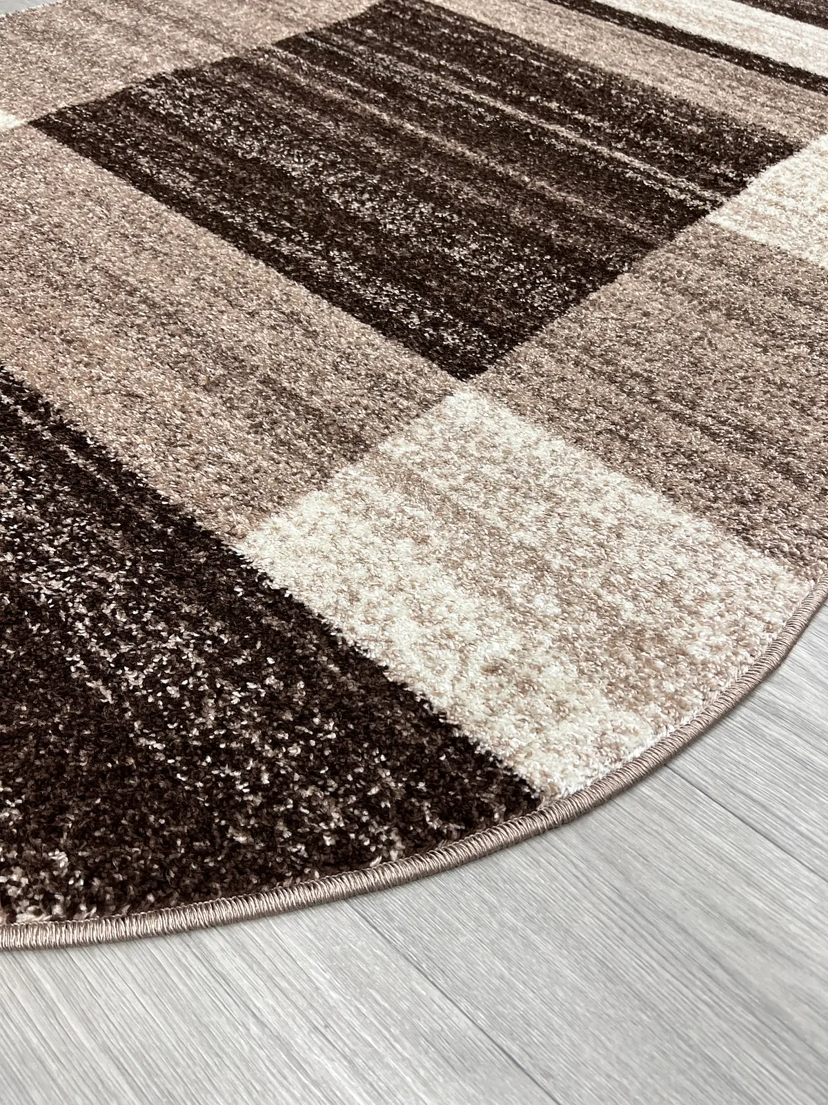 Килим фризе з невисоким ворсом Macio Beige 08551A