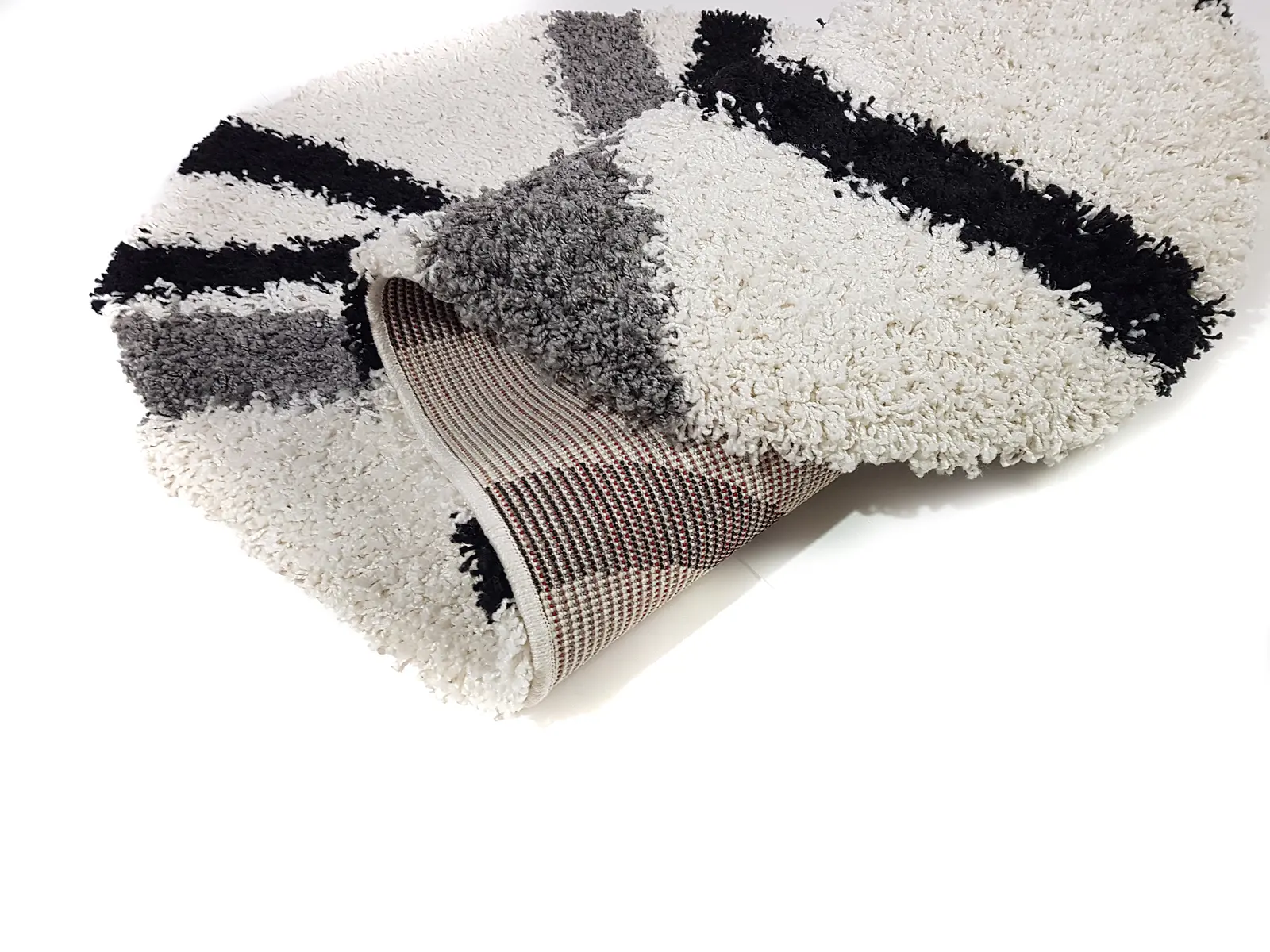 Пухнастий килим Plumis Lux WHITE 7368В