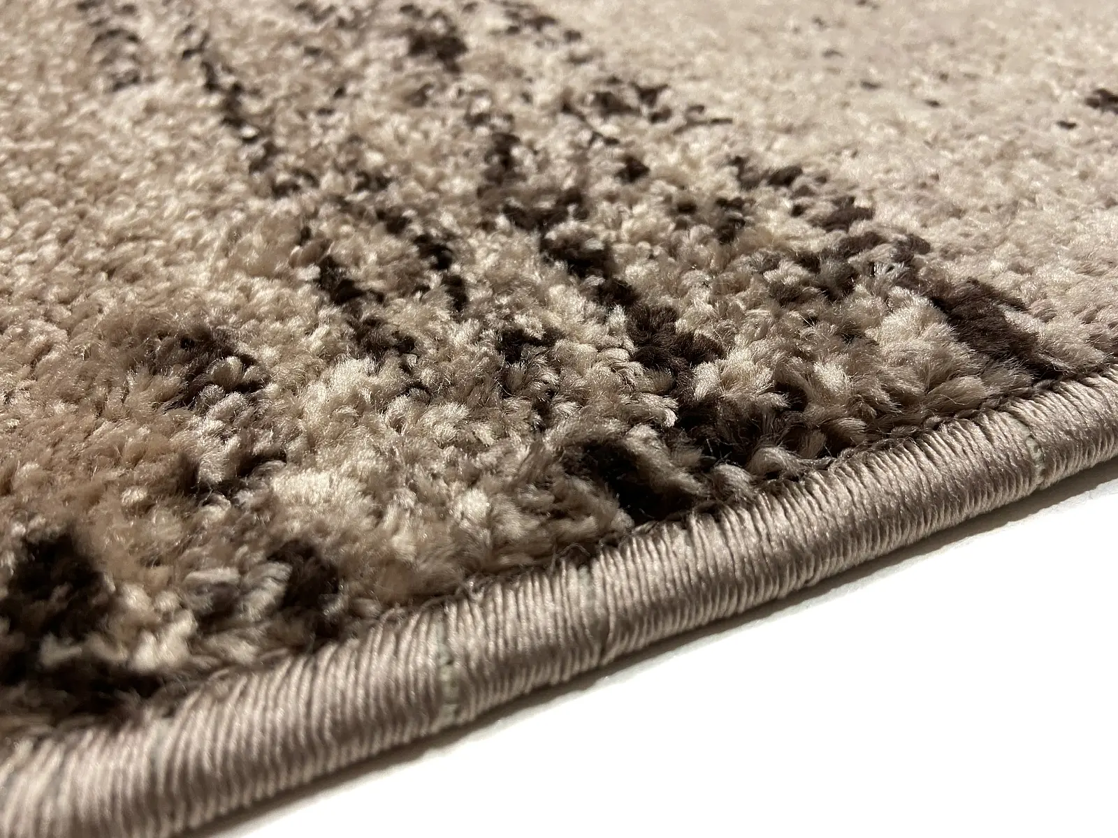 Килим фризе з невисоким ворсом Macio Beige 02576A