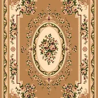 Килим хітсет з невисоким щільним ворсом Luxia MUSTARD 6199A