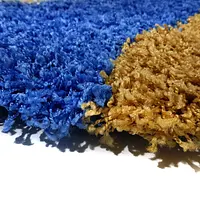 Пухнастий килим Plumis Lux BLUE 7368G
