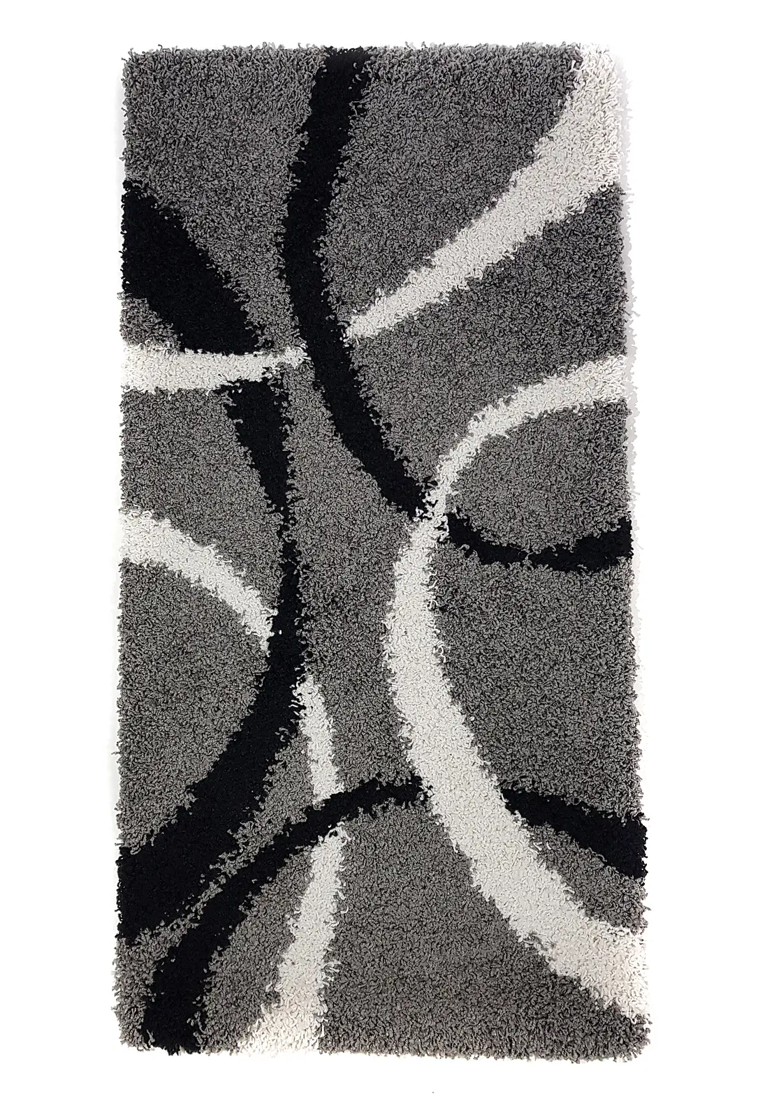 Пухнастий килим Plumis Lux Gray 7368A