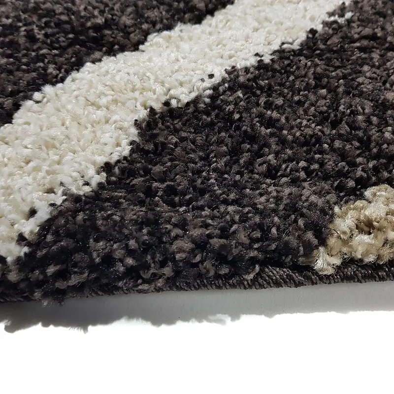 Ворсистий килимок Plush Loop DARK BROWN 8254A