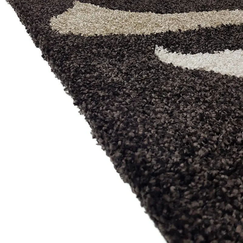 Ворсистий килимок Plush Loop DARK BROWN 8254A
