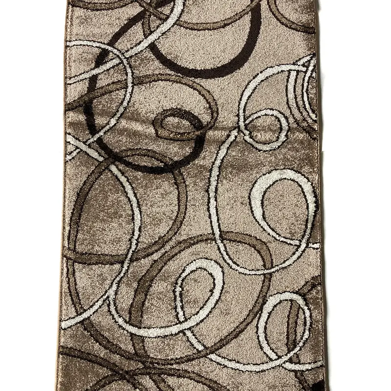 Килим фризе з невисоким ворсом Macio бежевий Beige 02793A