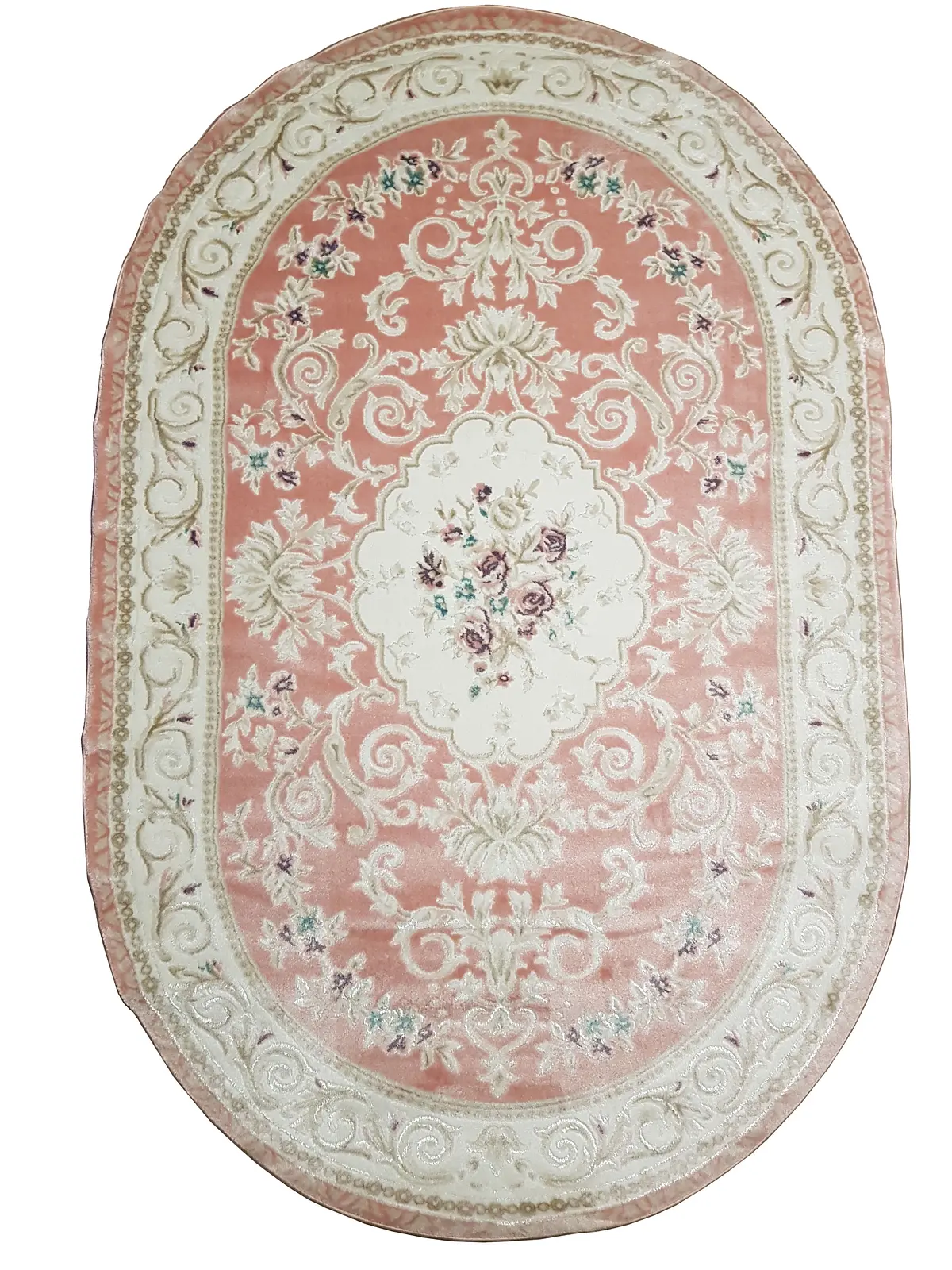 Класичний килим Flora PINK / PINK P659B