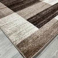 Килим фризе з невисоким ворсом Macio Beige 08551A