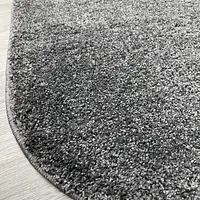Пухнастий килим Plumeria dark gray 12500/60