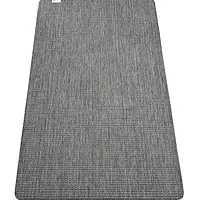 Безворсовий килим на гумовій основі універсальний Versa сірий 19706/811