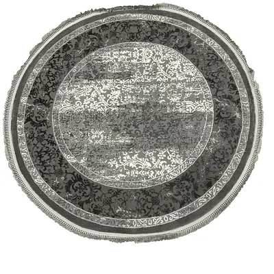 Килим з комбінованим ворсом и термоусадкой Glacia Gray 03935A