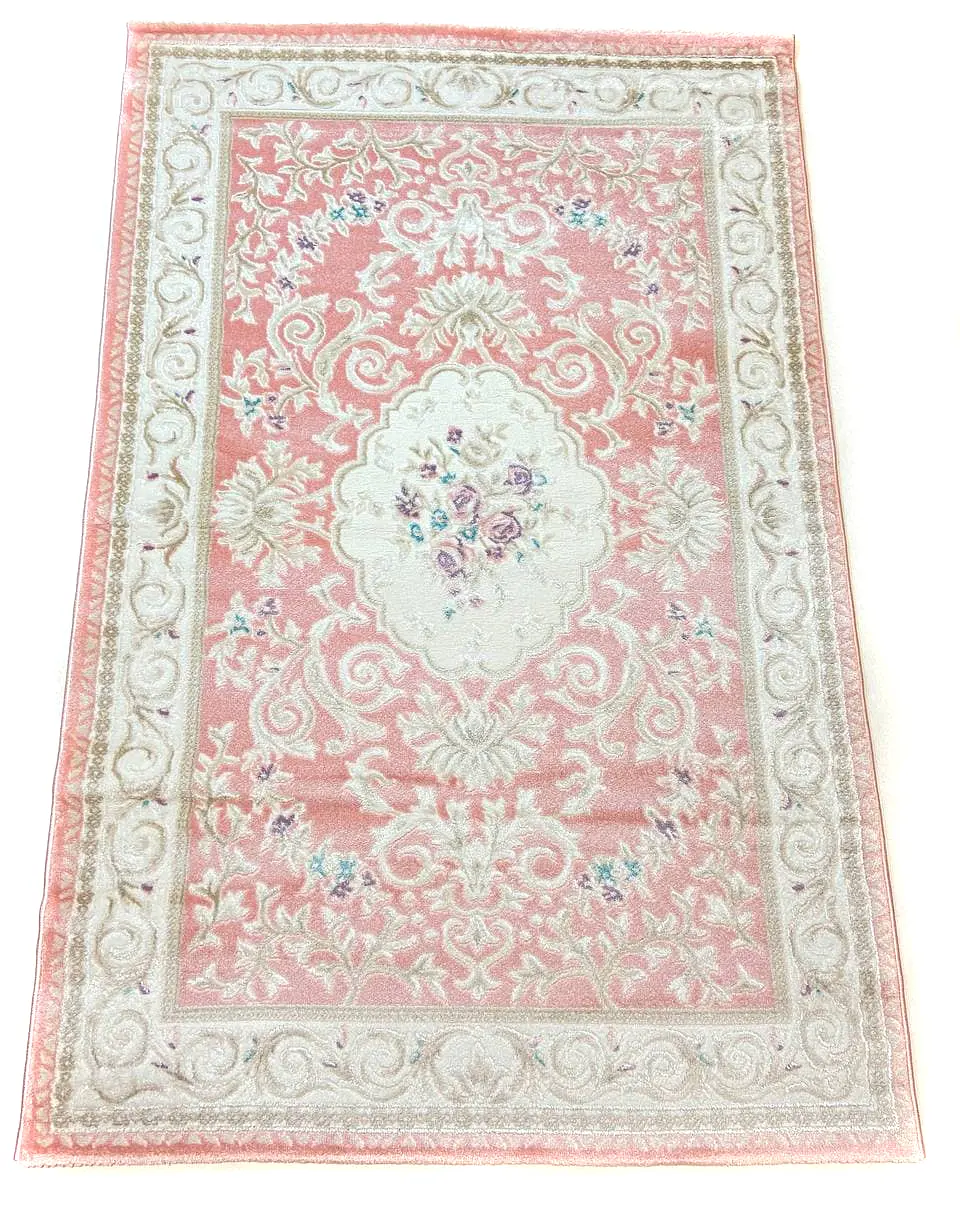 Класичний килим Flora PINK / PINK P659B