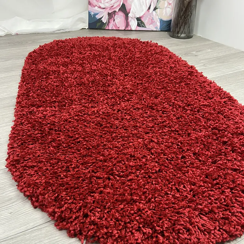 Пухнастий килим Plumis Lux RED 6365A