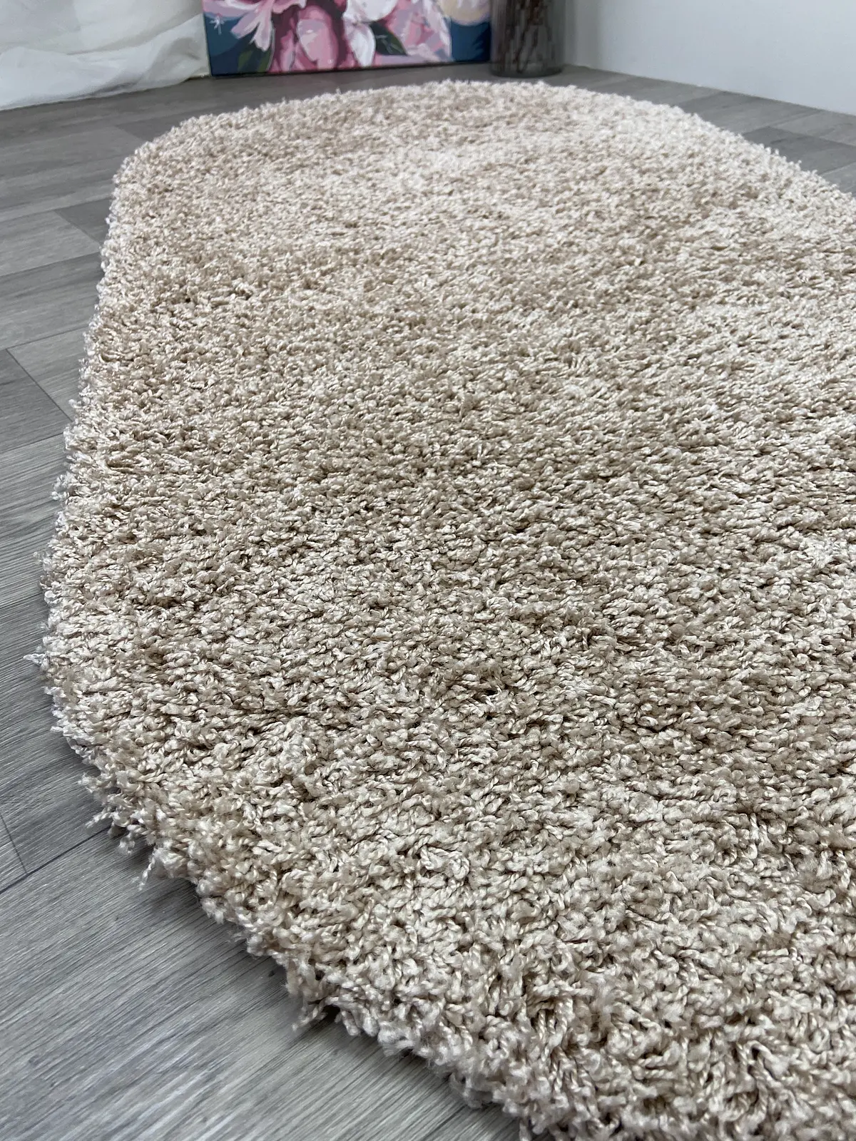 Пухнастий килим Plumis Lux BEIGE 6365A