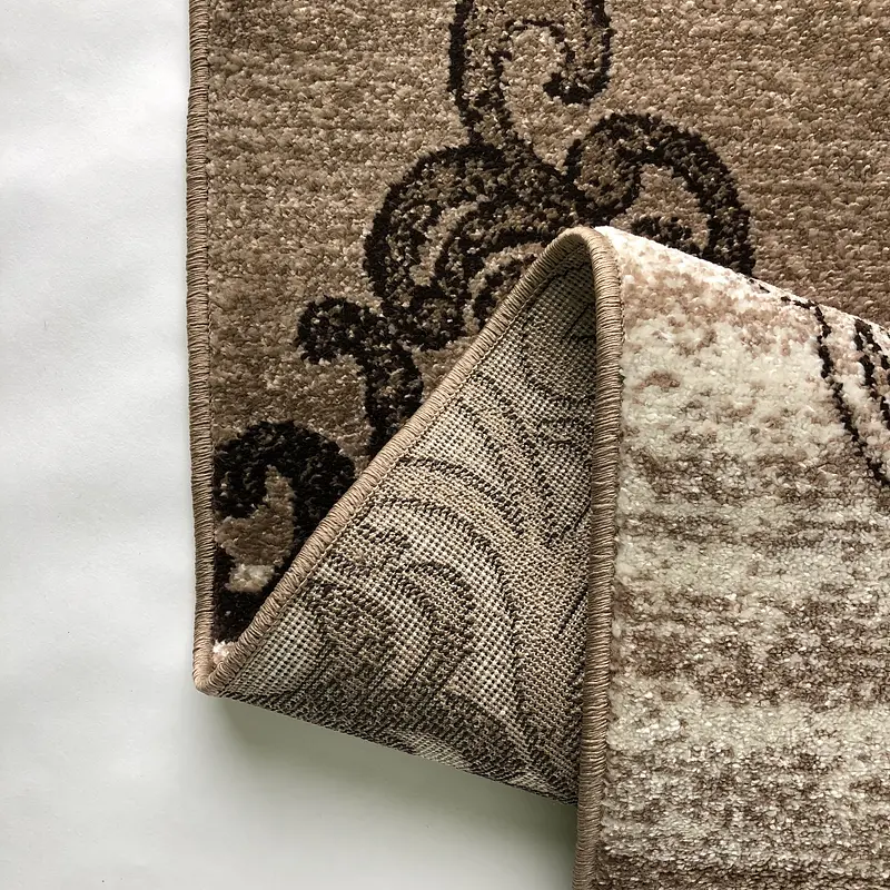 Килим фризе з невисоким ворсом Macio бежевий Beige 03915A