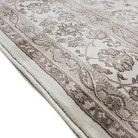 Класичний килим з поліестеру Argentum WHITE 4260D