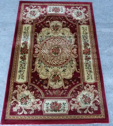 Килим хітсет з невисоким щільним ворсом Luxia RED 5813A