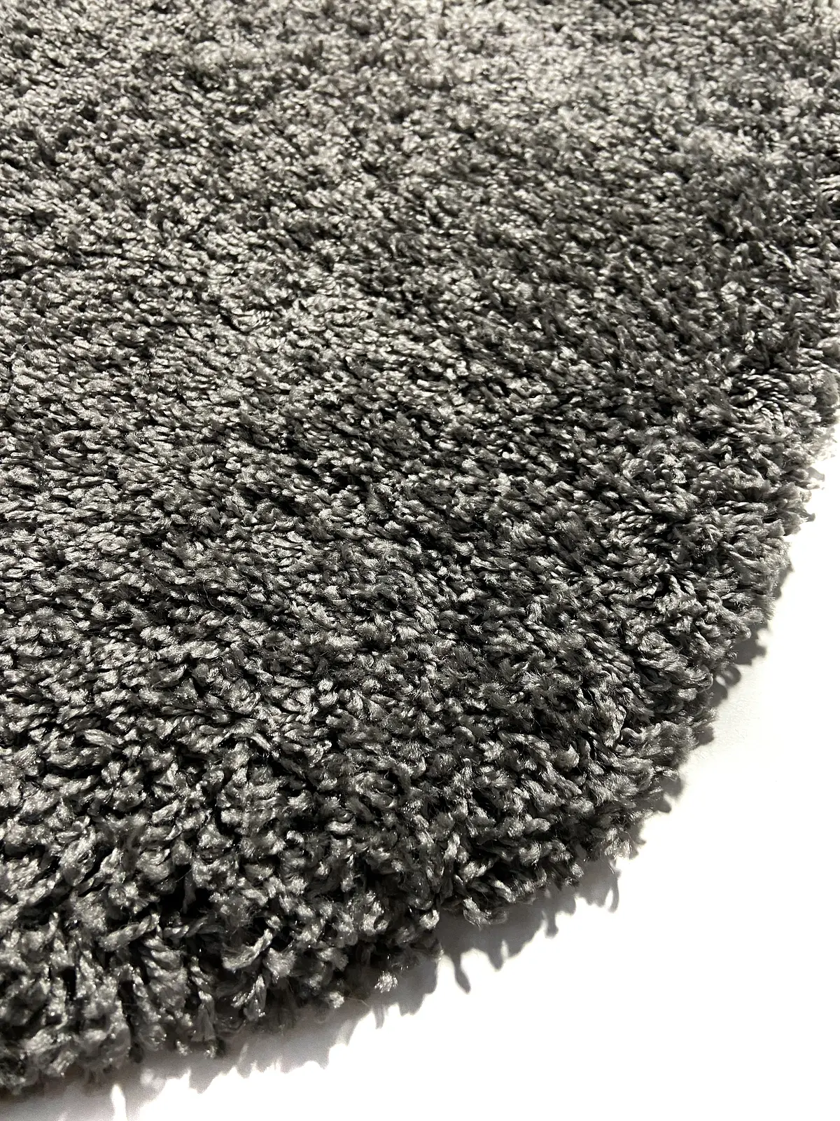 Пухнастий килим Plumis Lux Gray 6365A